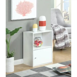 S5a657cf9cbe14c5ba88fe9f58a085833y.jpg Xtra Storage Bookcase in White Wood Finish