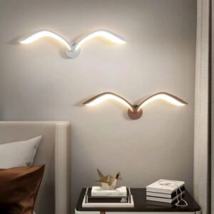 Seagull wall lamp Nordic Children's LED wall lamps Modern living room sofa background wall sconce creative bedroom bedside lamps