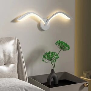 Seagull wall lamp Nordic Children's LED wall lamps Modern living room sofa background wall sconce creative bedroom bedside lamps