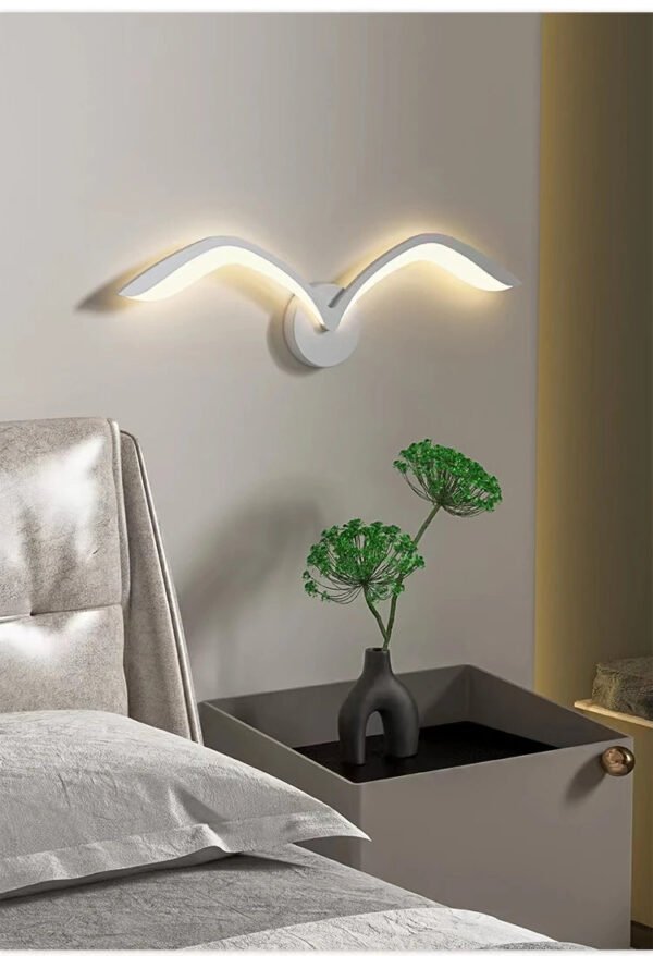 Seagull wall lamp Nordic Children's LED wall lamps Modern living room sofa background wall sconce creative bedroom bedside lamps