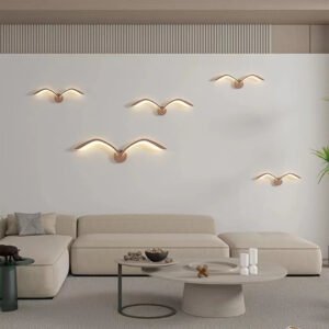 Seagull wall lamp Nordic Children's LED wall lamps Modern living room sofa background wall sconce creative bedroom bedside lamps