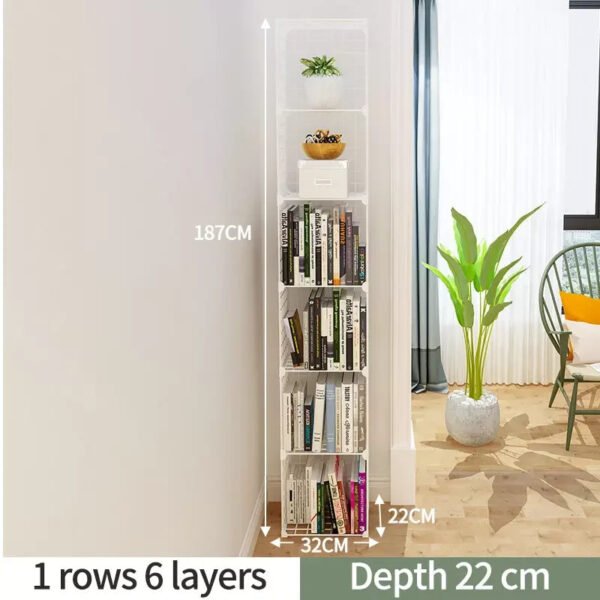 Stackable Wire Cubes Storage Organizer Bookcase DIY Wire C Grids Storage Shelves Cabinet Closet Metal Bookshelf for Home Office