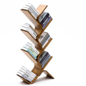 Tree-Bookshelf-8-Tier-Space-Saving-Corner-Bookcase-Holds-Books-CDs-Games-for-Bedroom-Living-Room_41be41f5-2599-4922-89bd-c3716c933281.jpg Tree Bookshelf, 8-Tier Space-Saving Corner Bookcase, Holds Books, CDs, Games, for Bedroom, Living Room, Rustic Brown