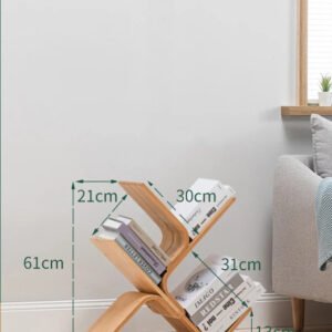 Tree-Bookshelf-8-Tier-Space-Saving-Corner-Bookcase-Holds-Books-CDs-Games-for-Bedroom-Living-Room_42c0f791-7d98-4740-ba2d-2c1e0fe5695a.jpg Tree Bookshelf, 8-Tier Space-Saving Corner Bookcase, Holds Books, CDs, Games, for Bedroom, Living Room, Rustic Brown