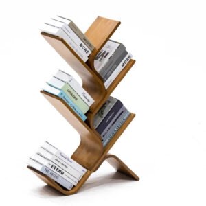 Tree-Bookshelf-8-Tier-Space-Saving-Corner-Bookcase-Holds-Books-CDs-Games-for-Bedroom-Living-Room_66575eb7-b921-4afb-be85-55d3af62464c.jpg Tree Bookshelf, 8-Tier Space-Saving Corner Bookcase, Holds Books, CDs, Games, for Bedroom, Living Room, Rustic Brown