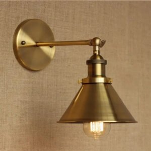 Wrount Iron Brass Vintage Wall Lamp Light For Cafe Room Edison Wall Sconce Arandela In America Loft Industrial Style