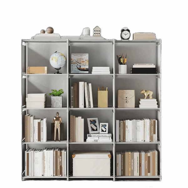 bookcase_page1-5-scale-2x.png 1pc Versatile 9-Layer Bookshelf - Modular Design, Space-Saving, Ideal for Living Room & Bedroom - Store Books, Clothes & More