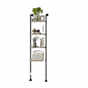 bookcase_page2-1-scale-2x.png Bookshelf, 5-Tier Ladder Shelf, Book Storage Organizer Case Open Shelves, Tall Narrow Bookcase