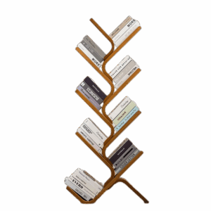 bookcase_page2-4-scale-2x.png Tree Bookshelf, 8-Tier Space-Saving Corner Bookcase, Holds Books, CDs, Games, for Bedroom, Living Room, Rustic Brown