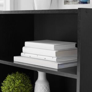 da00825b-9d78-4975-84c1-cab6725eea92-1.jpg 3-Shelf Bookcase with Adjustable Shelves, black