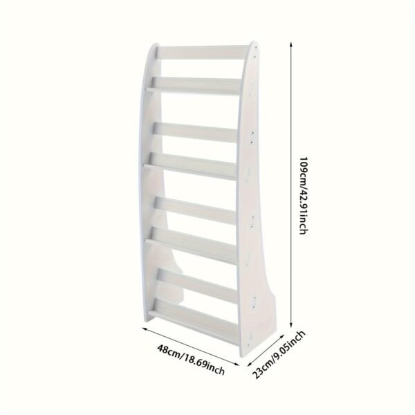 Storage Organizer Multi-layer Modern Bookcase Large Bookshelves Cube Display Shelf For Bedroom Living Room Office White