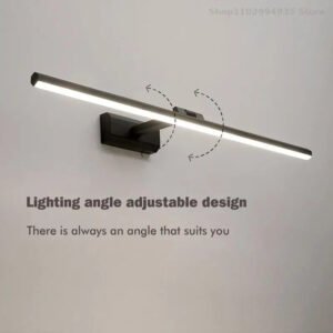 led simple modern waterproof anti-fog mirror headlight dresser bathroom mirror wall light mirrors with lights mirror wall lamps