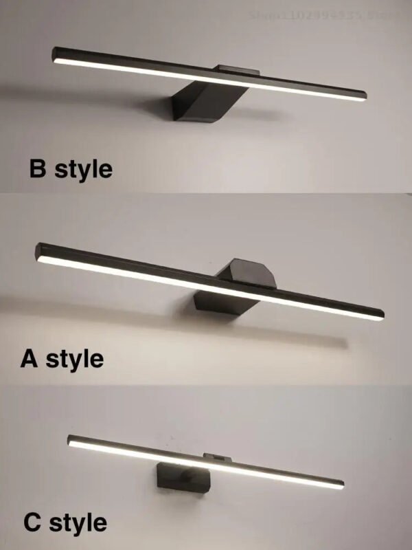 led simple modern waterproof anti-fog mirror headlight dresser bathroom mirror wall light mirrors with lights mirror wall lamps