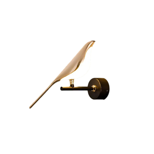 light__-10.png Creative Bird 360° Rotatable LED Wall Lamps Bedroom Bedside Indoor Golden Touch Switch LED Wall Lights Wall Sconce Home